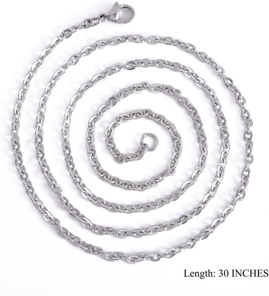 30 Stainless Steel Chain with Clasp