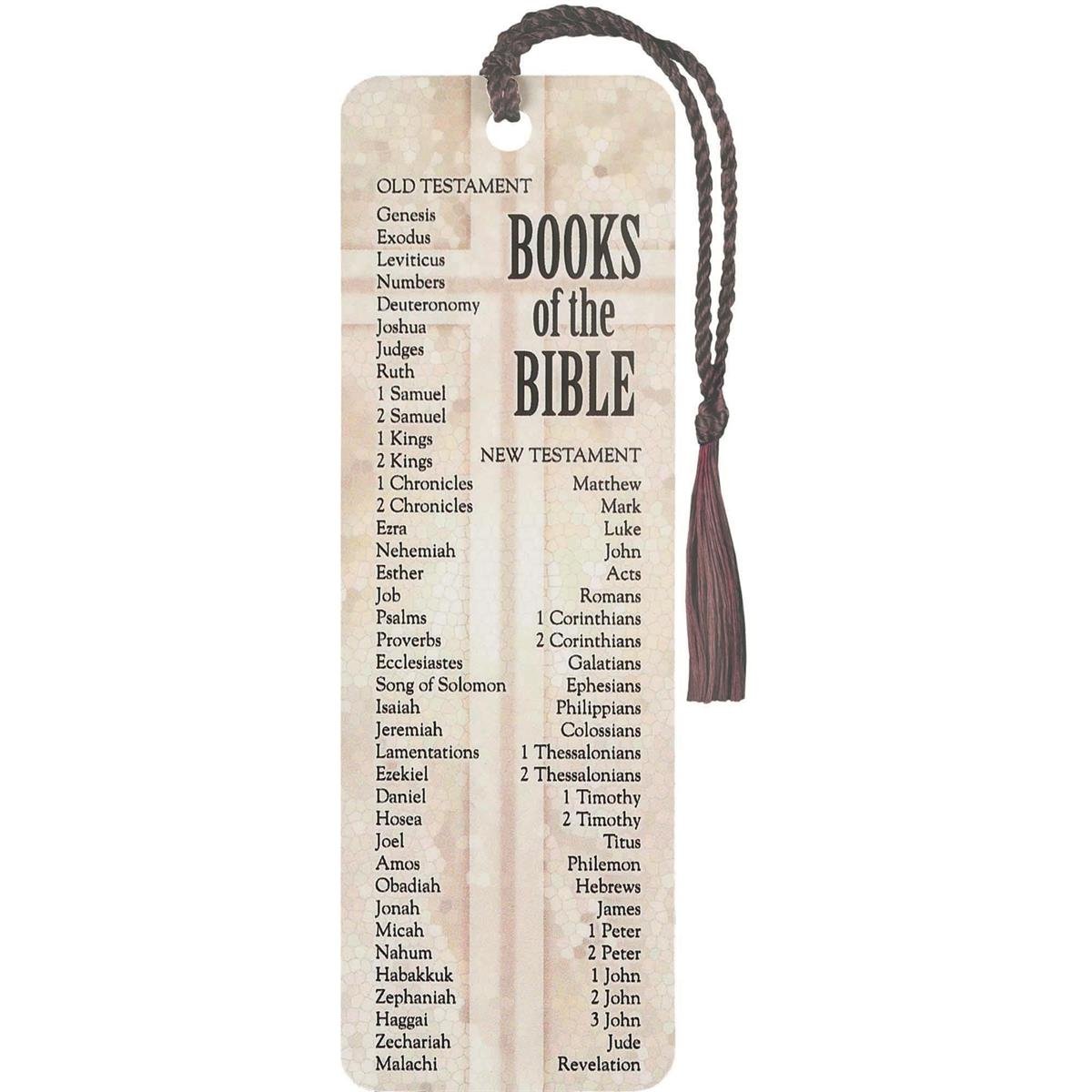 Books of the Bible Tassel Bookmark 603799318822