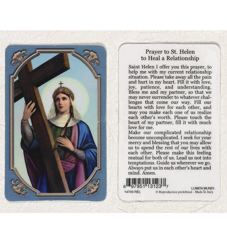 St Helen Holy Card 697951131237