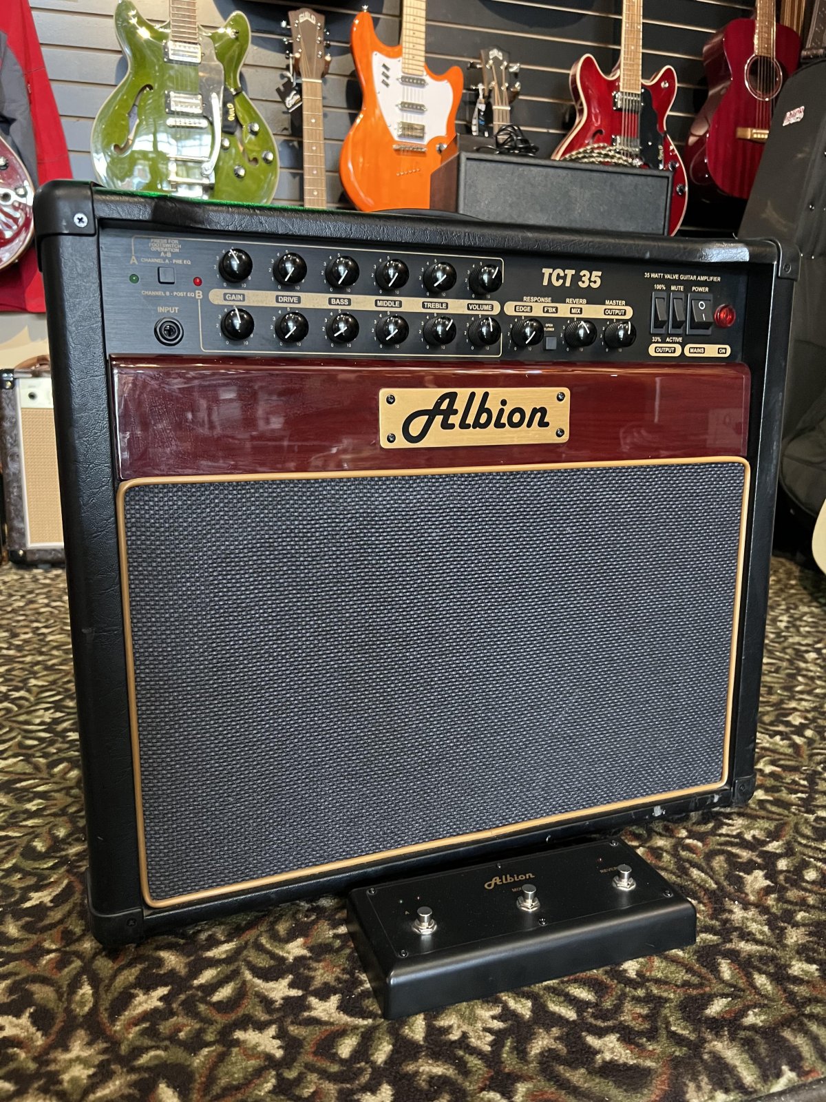 Albion TCT 35 Tube Combo Guitar Amp with Footswitch