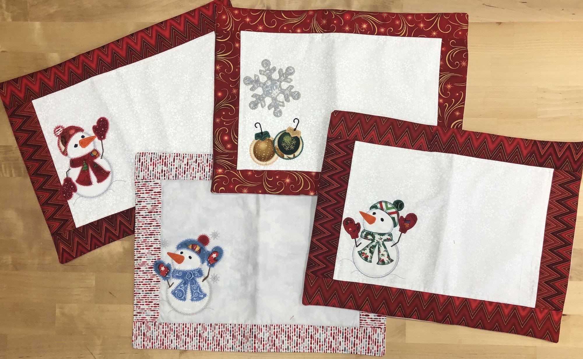 Christmas Applique Placemats