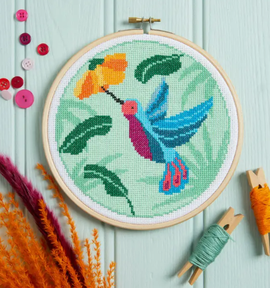 Hummingbird Cross Stitch Kit
