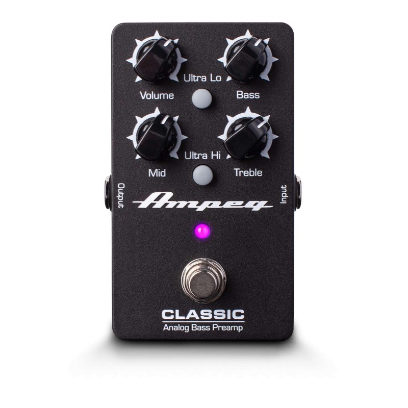 Ampeg Classic Analog Bass Preamp Pedal 614252309097