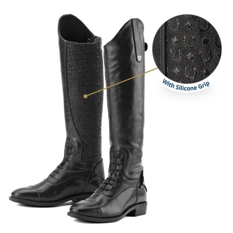 Ovation Ladies Sofia Grip Black Field Boot, Black 86742882
