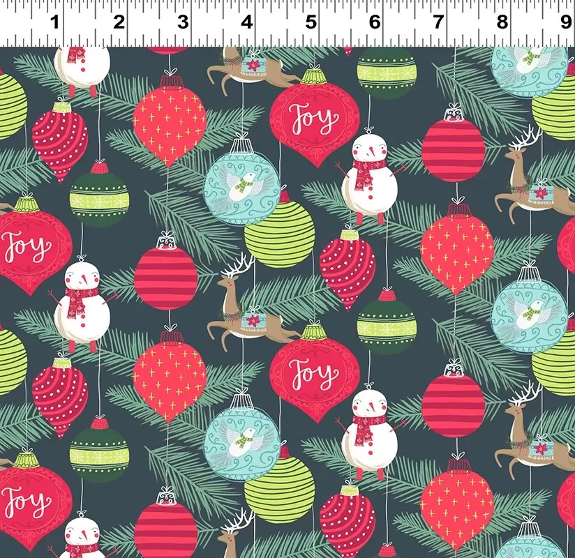 25 Days of Christmas Ornaments Dark Grey 19087