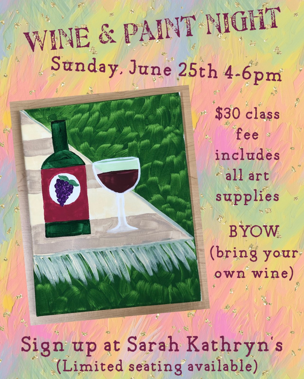 2001 Wine & Paint Night