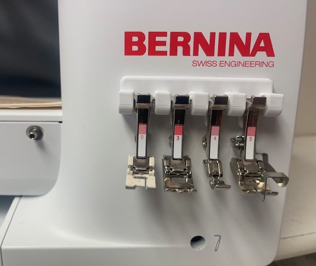 Bernina 5 mm Stick on Presser Feet Rack (holds 4 Feet)