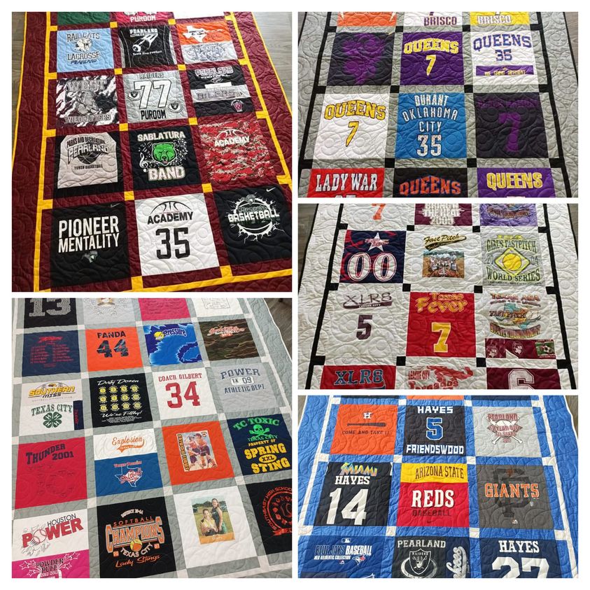 TShirts and Memory Quilts Milissa's TShirt Quilts Dickinson, TX