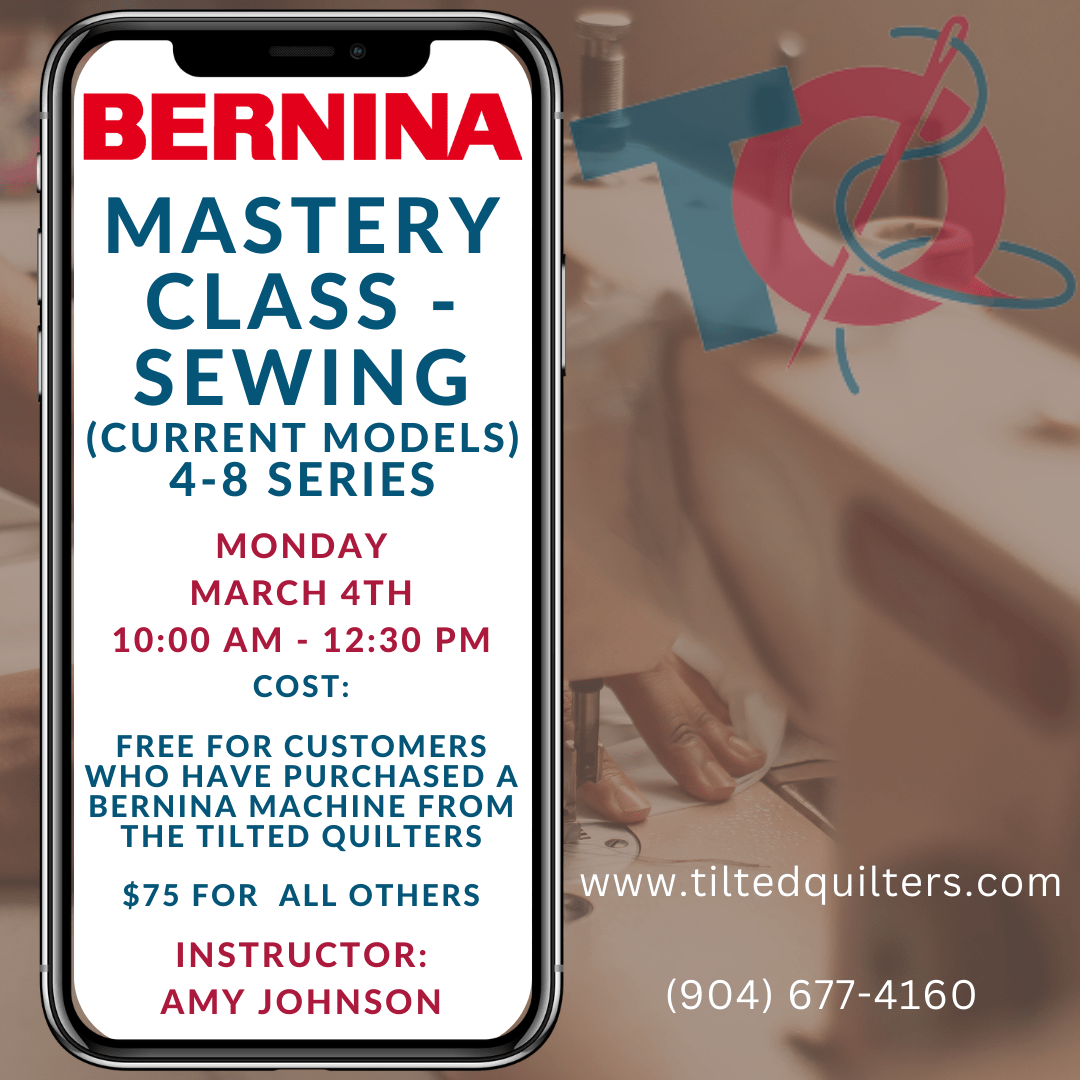 BERNINA Mastery Class Sewing