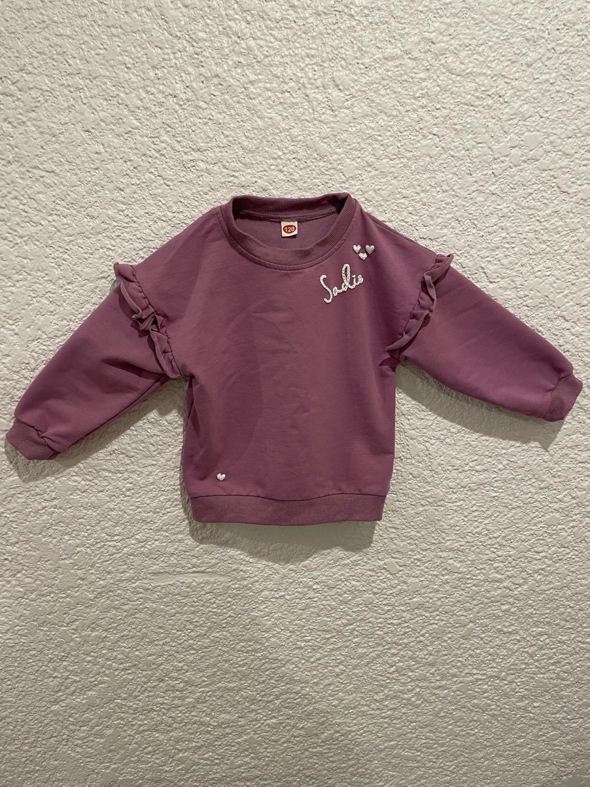 Embroidery Name Sweatshirts with Carey Norton