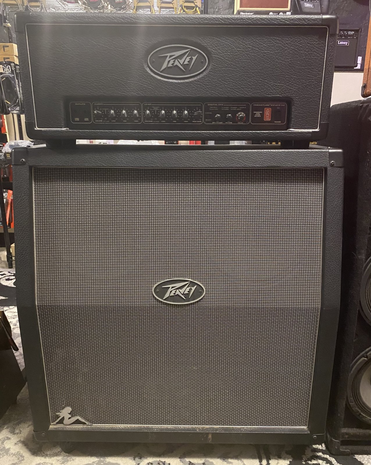 Used Peavey Transtube 100 EFX HD & Triple XXX 4x12 Slant Cab