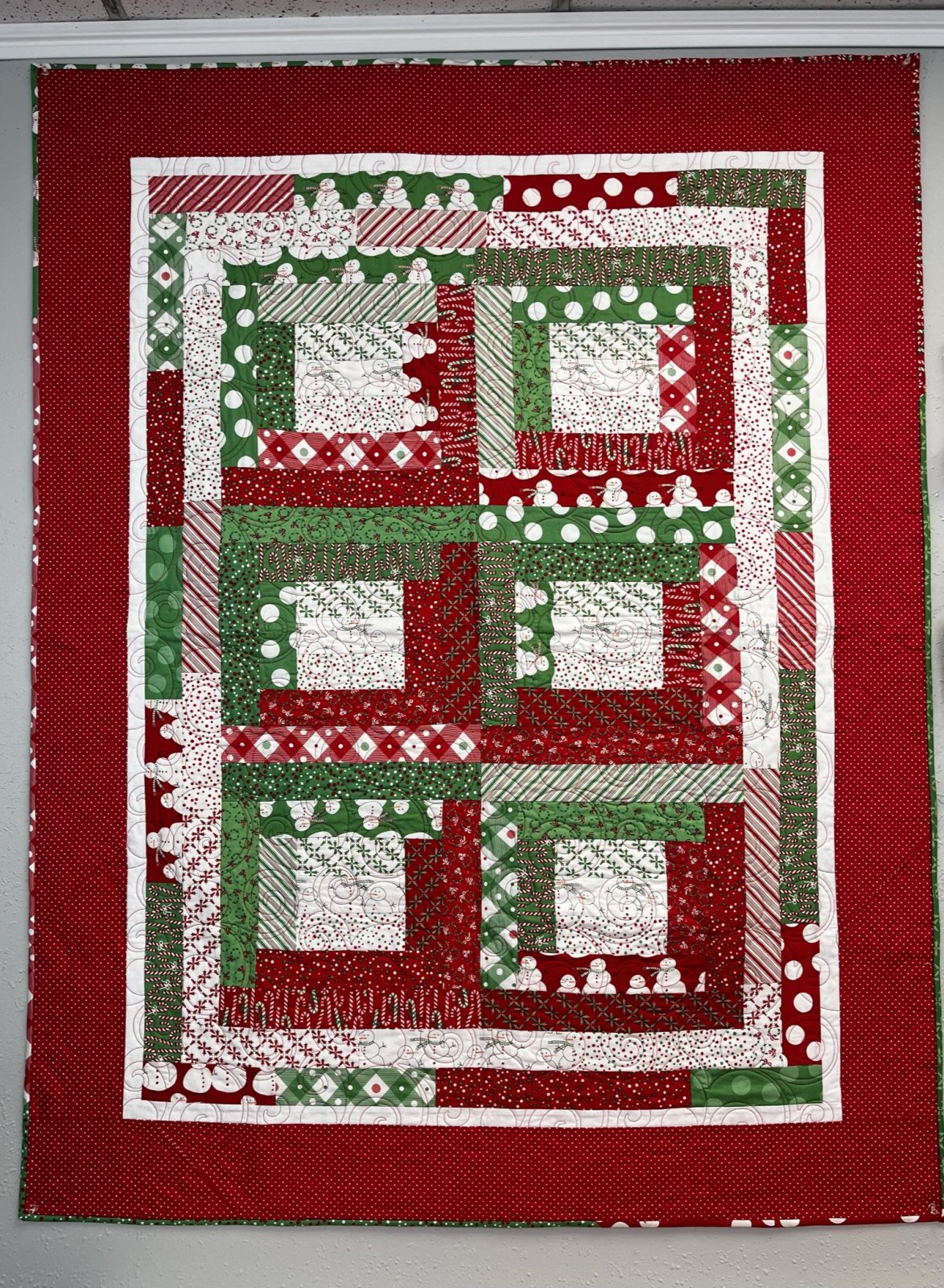 Merry and Bright Jelly Roll Quilt Kit