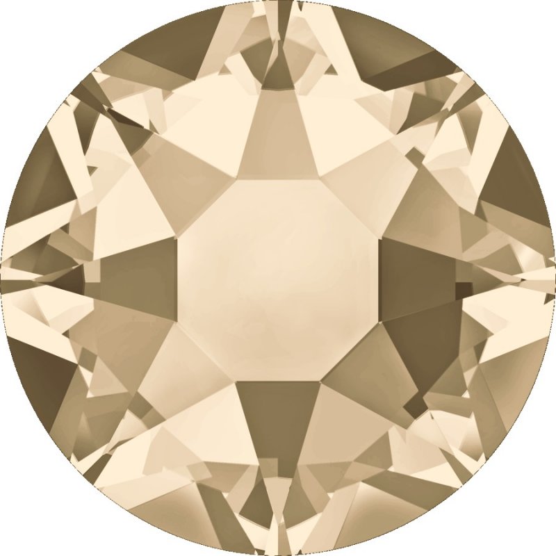 Light Silk 261 34ss/7mm Swarovski Hotfix Flat Back Crystals