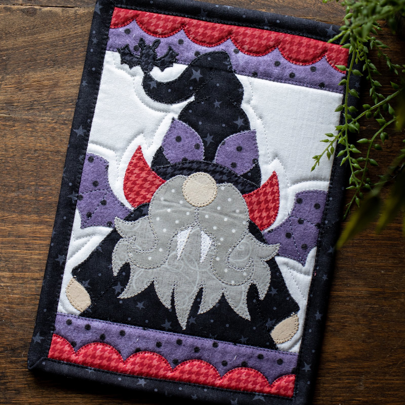 Gnome Quick Applique Project Gnome mugrug