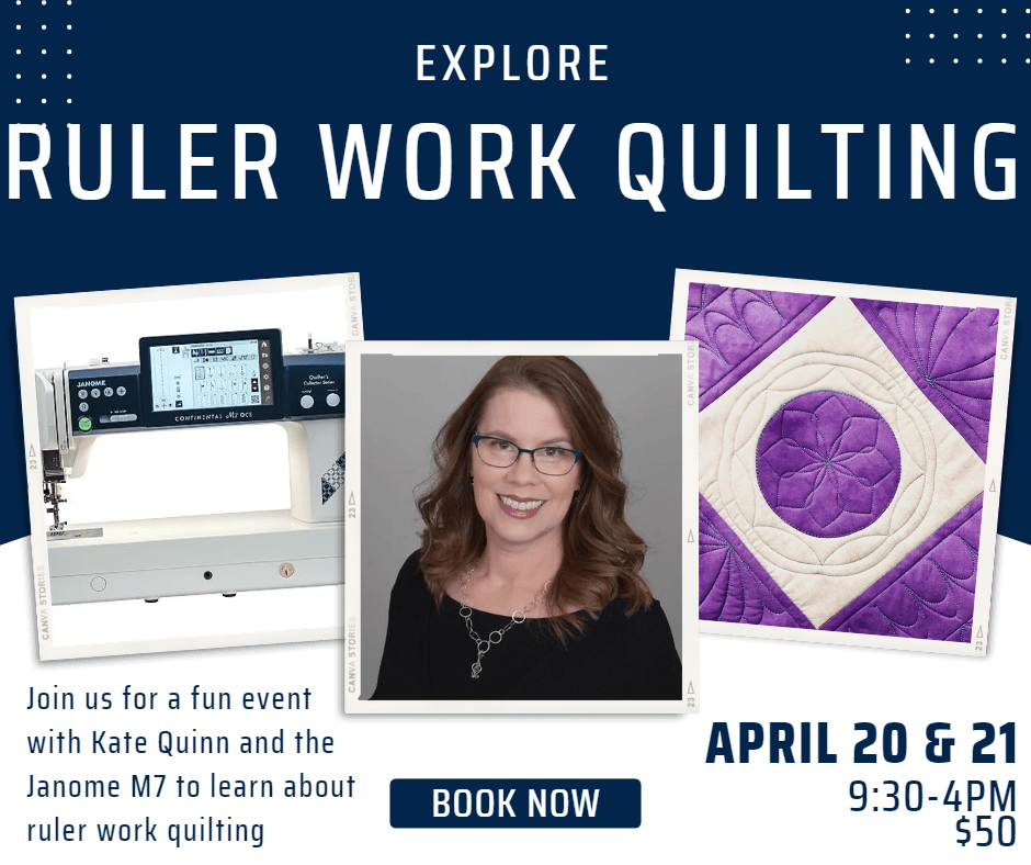 Janome Ruler Work Quilt Class