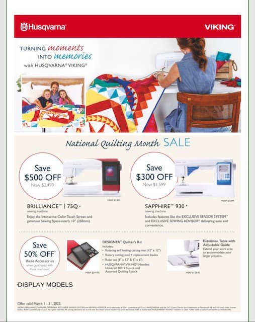 Sewing Machines, Vacuums, Notions & Classes Sew and Vac Stores