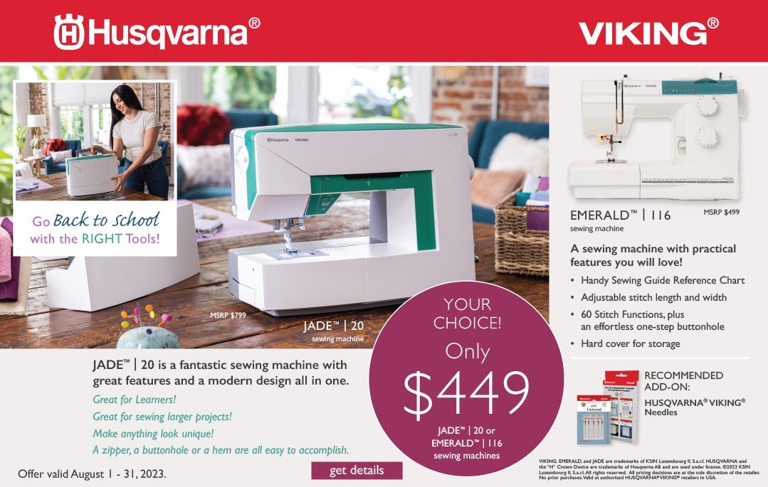 Sewing Machines, Vacuums, Notions & Classes Sew and Vac Stores