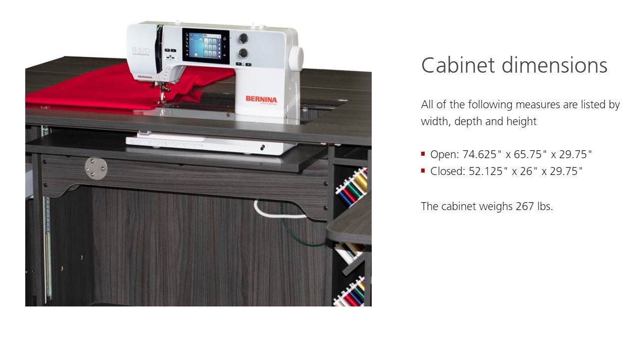 Bernina Sewing Suite by Horn (Grey) 600092