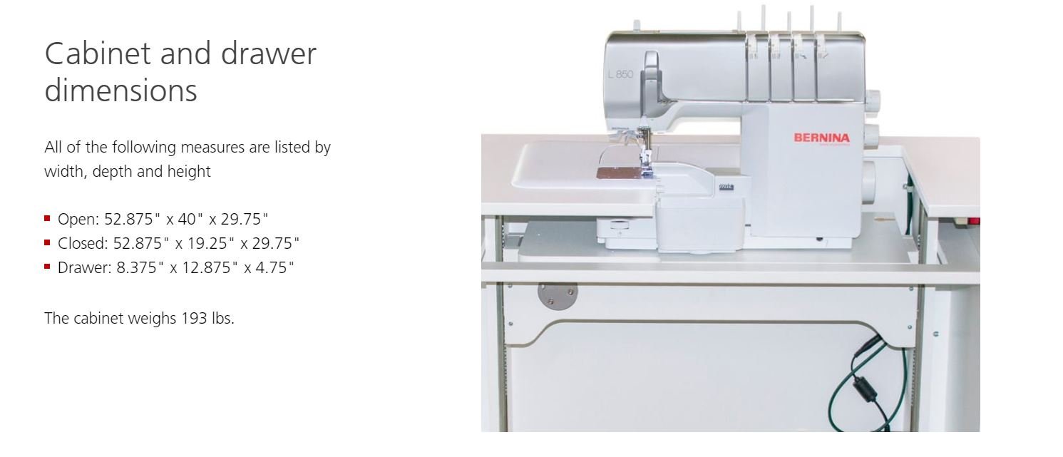 Bernina Serger Studio by Horn (White) 600080