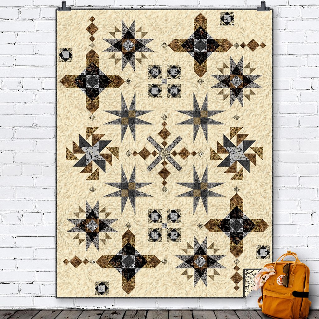 Greystone Quilt Complete Kit Light Background