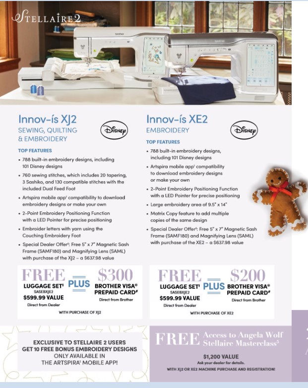 XE2 Stellaire Innovís EmbroideryOnly Machine/ equivalent to Babylock