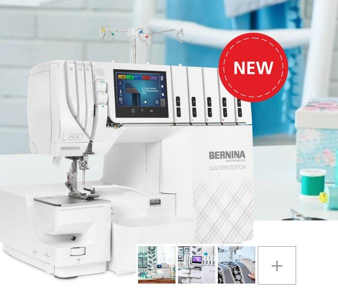NEW! Bernina L890 Air Thread Serger Quilters Edition 938518