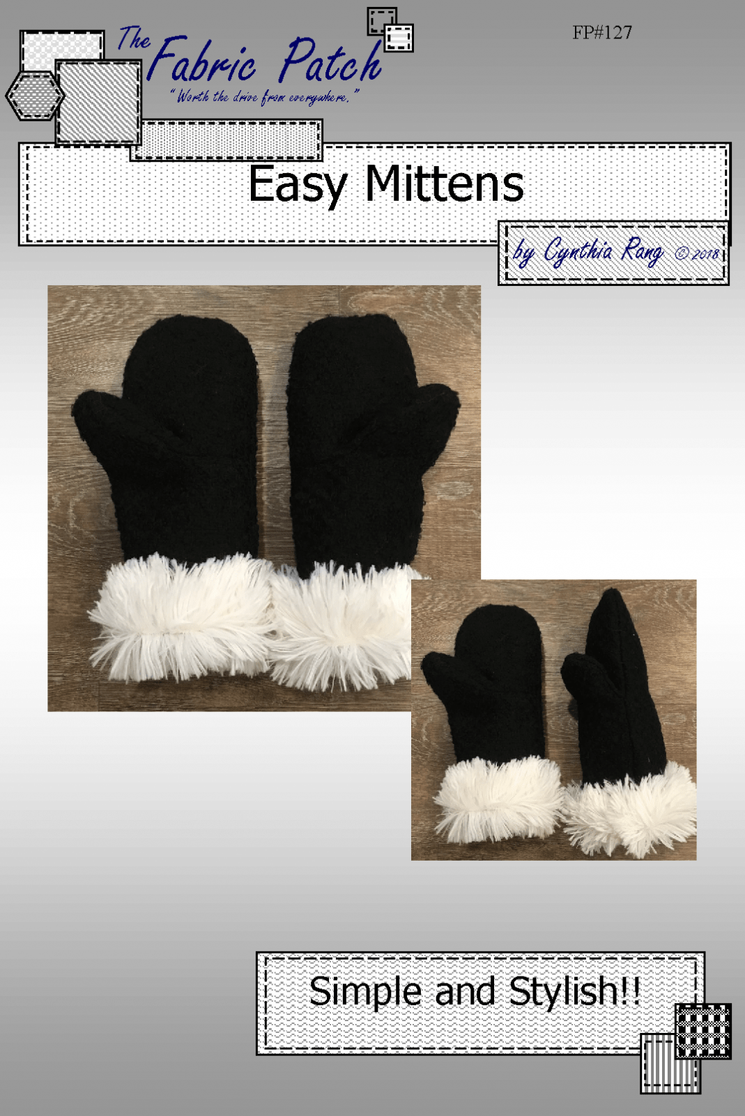 Easy Mittens Downloadable Pattern