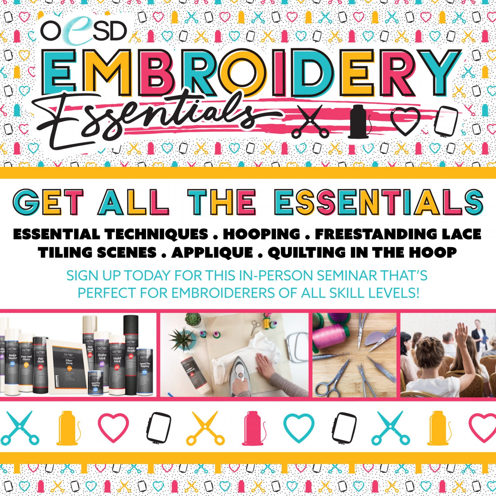OESD Embroidery Essentials Event