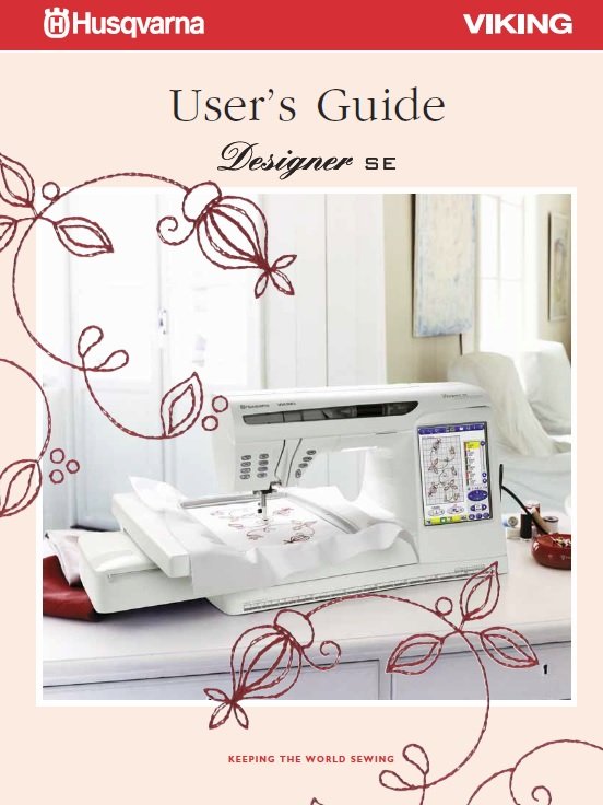 Husqvarna Viking Designer SE Instruction Book (Download)