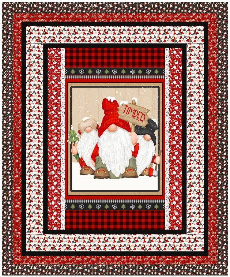 Timber Gnomies Quilt Kit