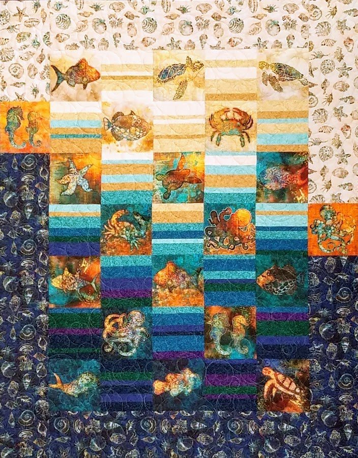 Pacifica Quilt Kit 49X63