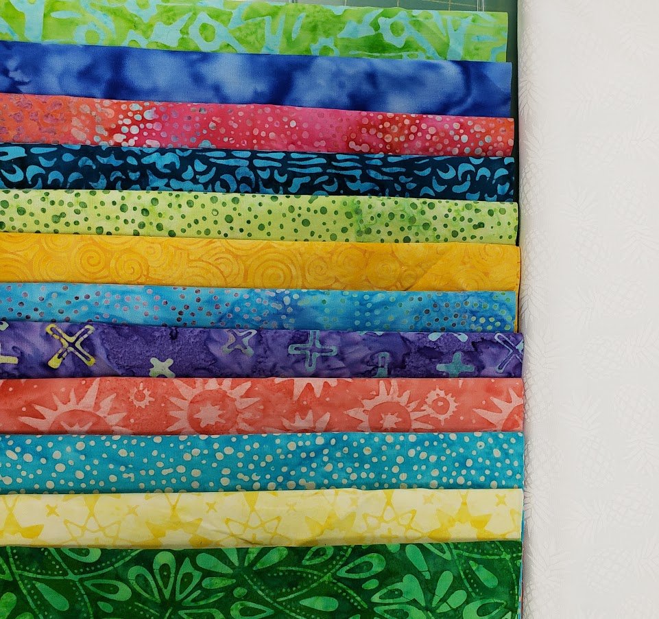 Bubbles Pineapple Quilt Fabric Kit