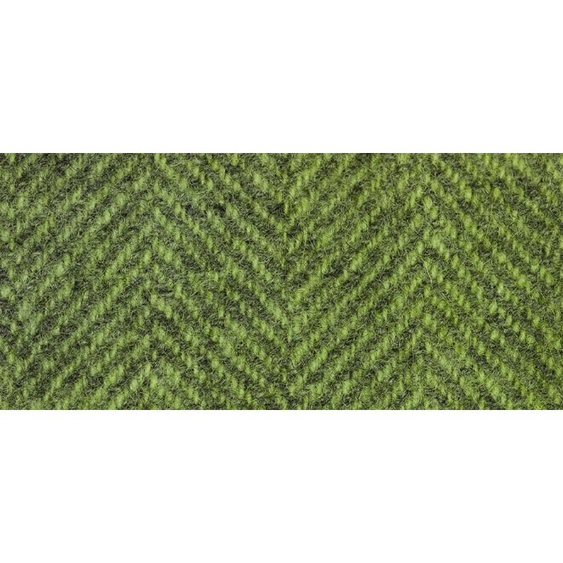 54 Wide, 100 Wool Green Herringbone