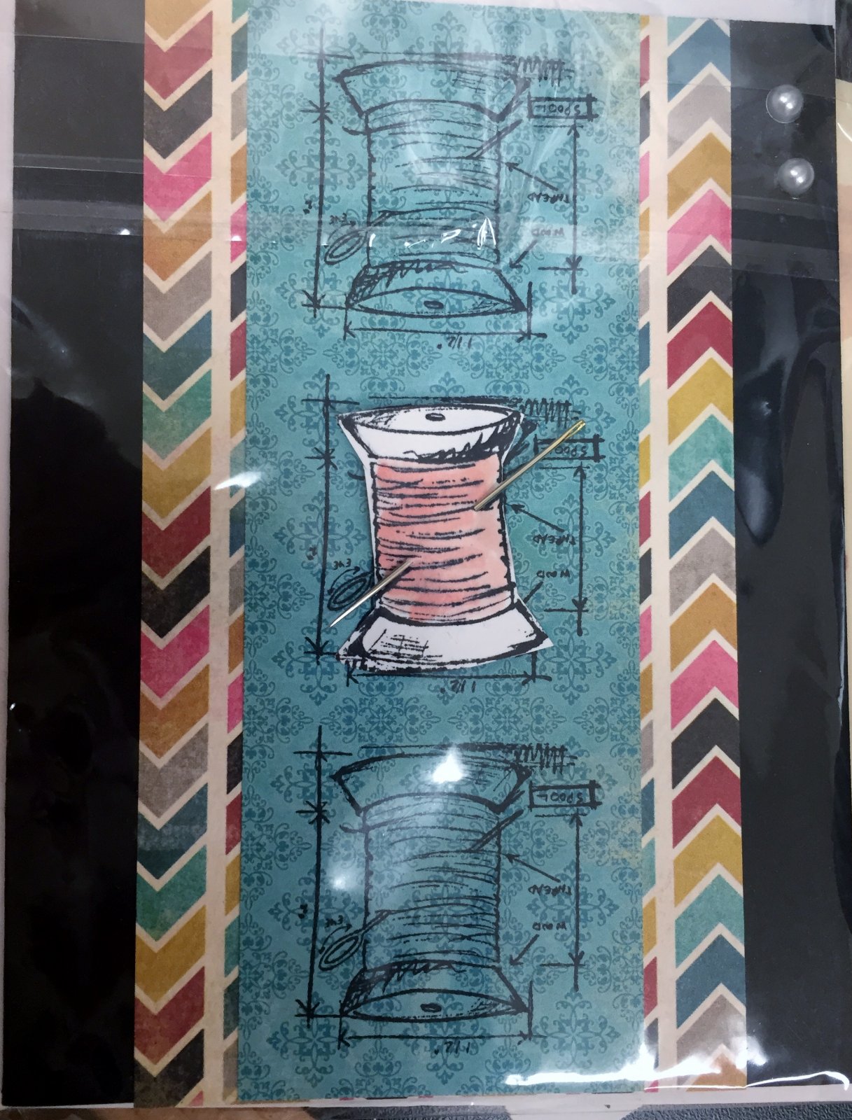 Note Card Hand Made Scissors