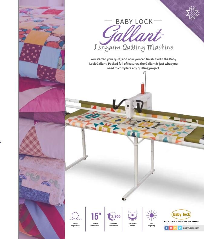 Babylock Gallant w/Villa Frame (BLGT15A)