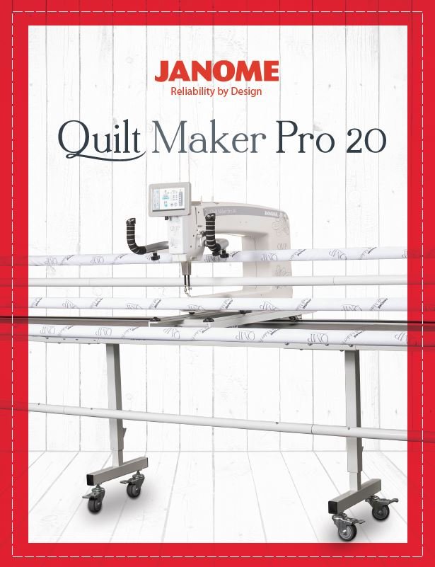 Janome Quilt Maker Pro 20 with Bobbin Winder and Frame