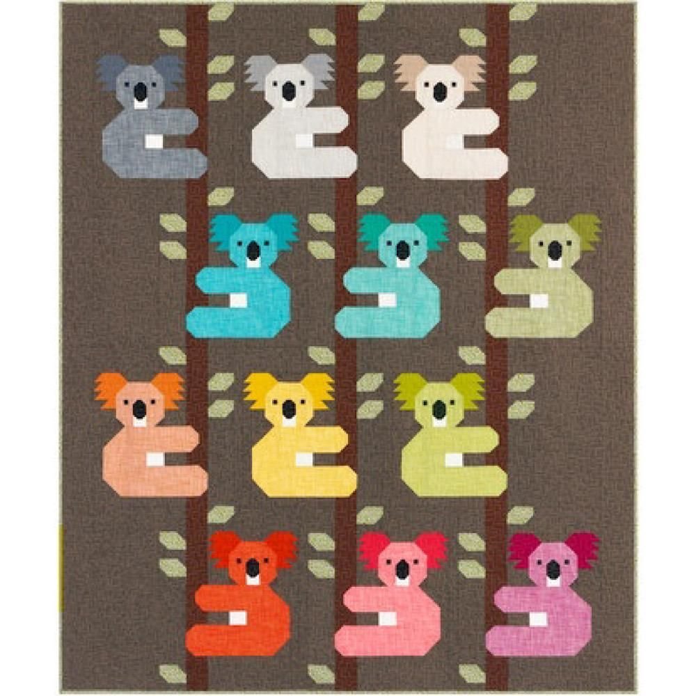 Koalas Quilt Kit by Elizabeth Hartman