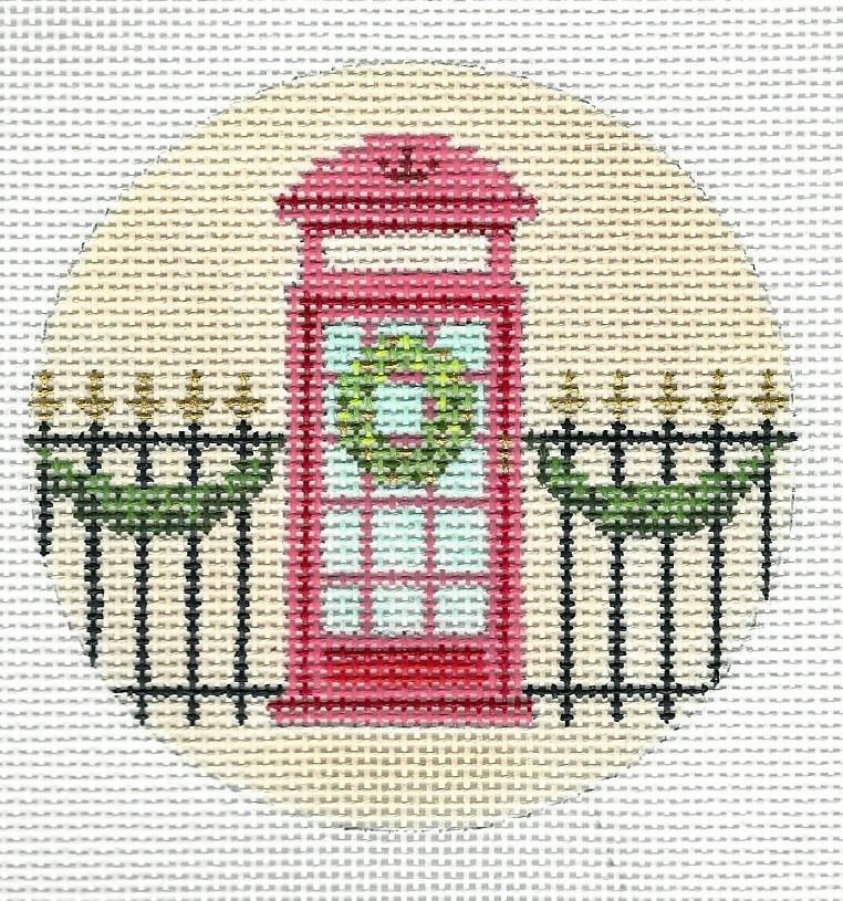 Christmas in London Telephone Box