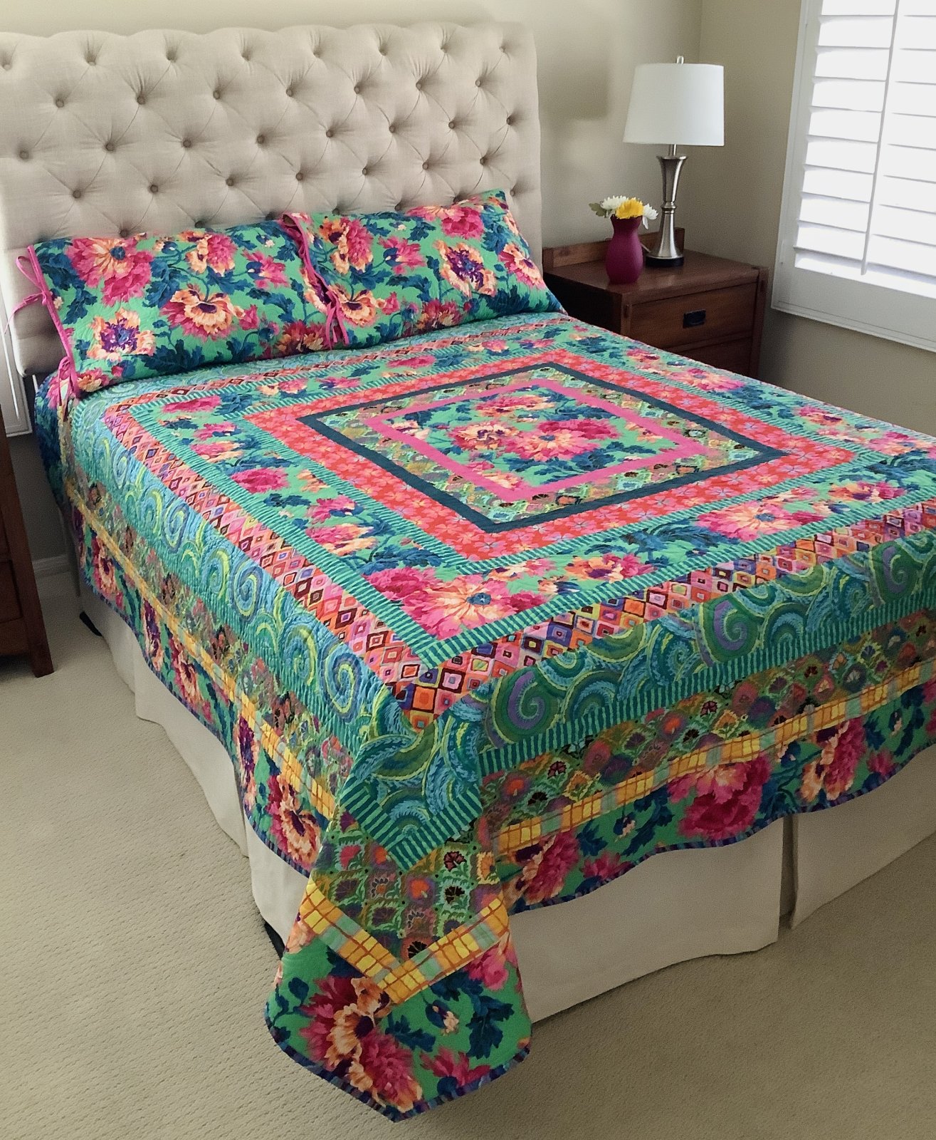 Garden Party Medallion Quilt Kit