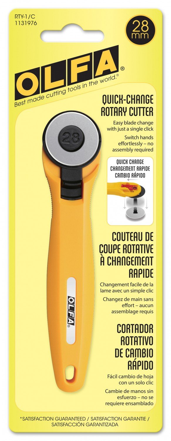Olfa 28mm Quick Change Rotary Cutter 091511220353