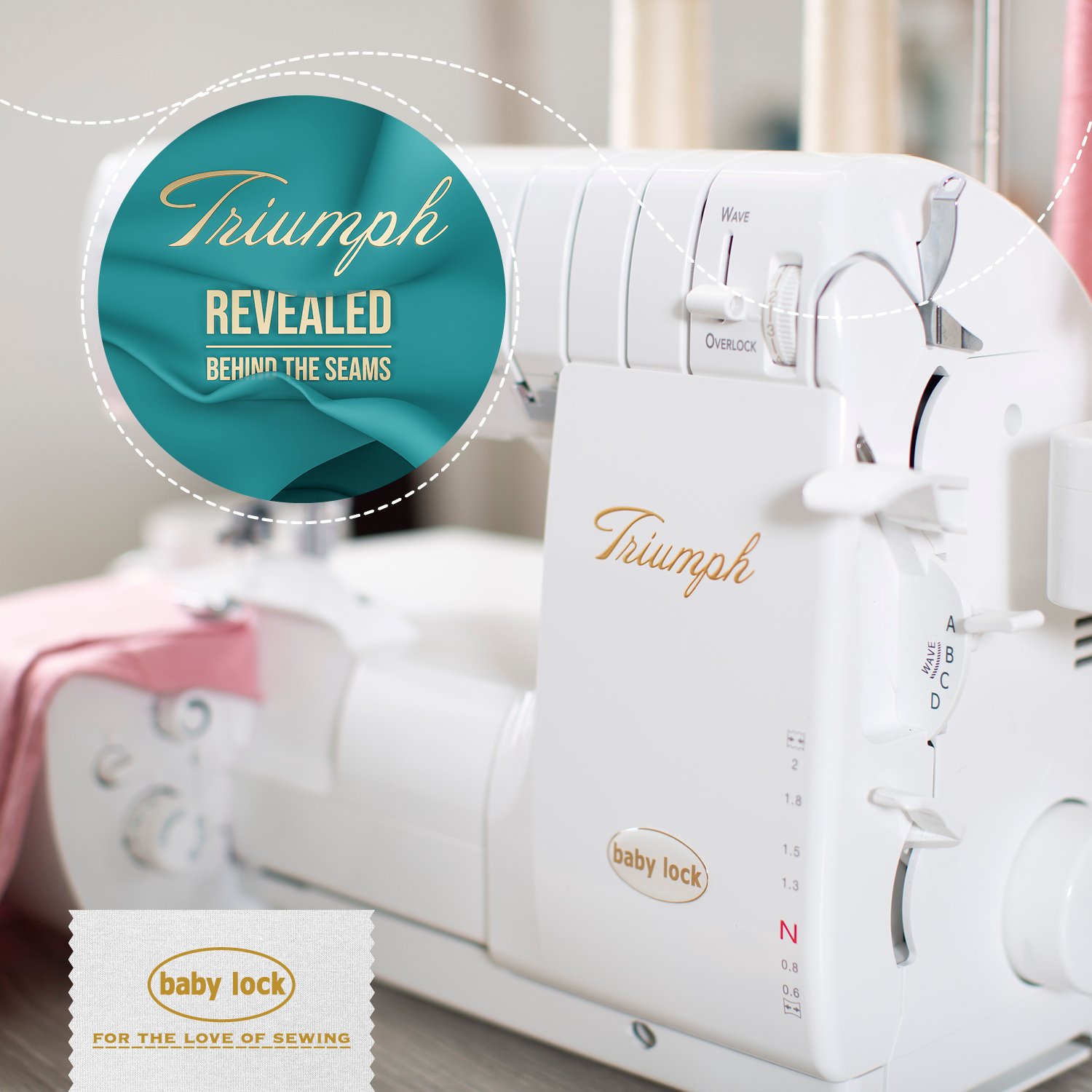 Triumph Revealed Free VIRTUAL class Part 2 Serger Feet Overview