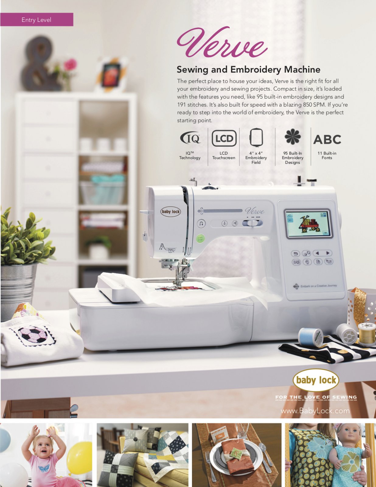 Baby Lock Verve Sewing & Embroidery Machine 98612552697