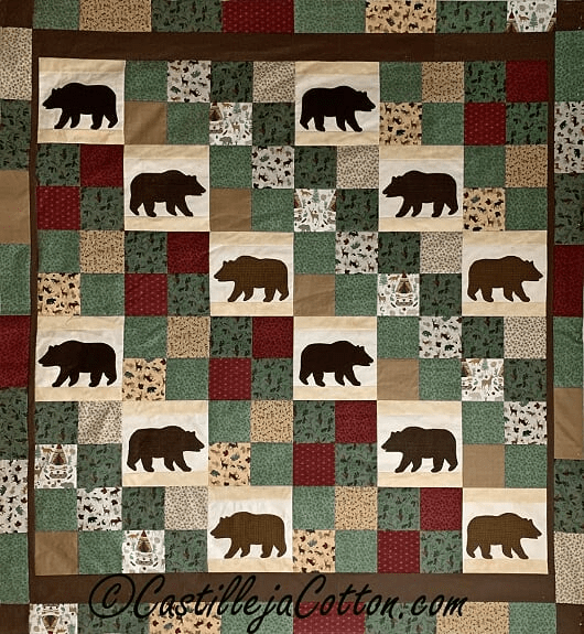 Alpine Trails Flannel Quilt Kit