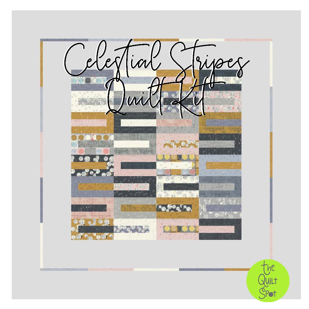 Celestial Stripes Quilt Kit featuring Celestial by Zen Chic