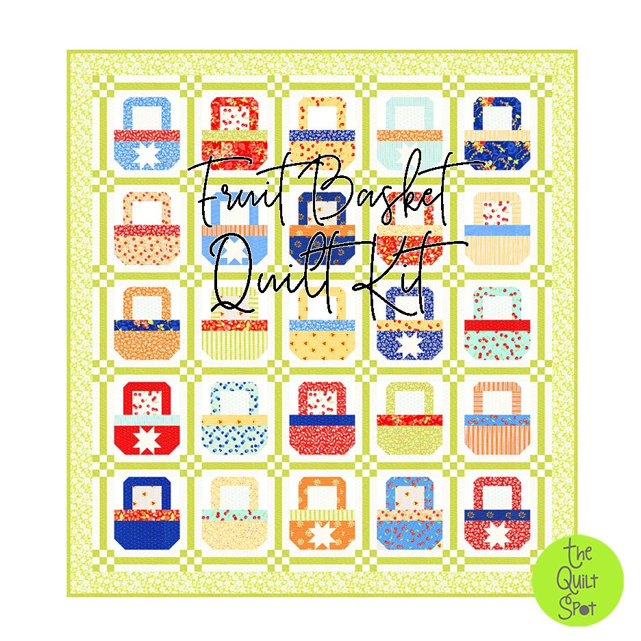 Fruit Basket Quilt Kit featuring Fruit Cocktail by Fig Tree & Co.