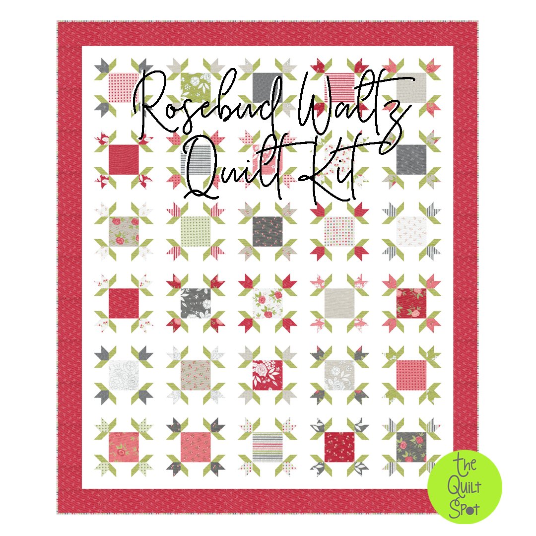 Rosebud Waltz Quilt Kit featuring Beautiful Day by Corey Yoder