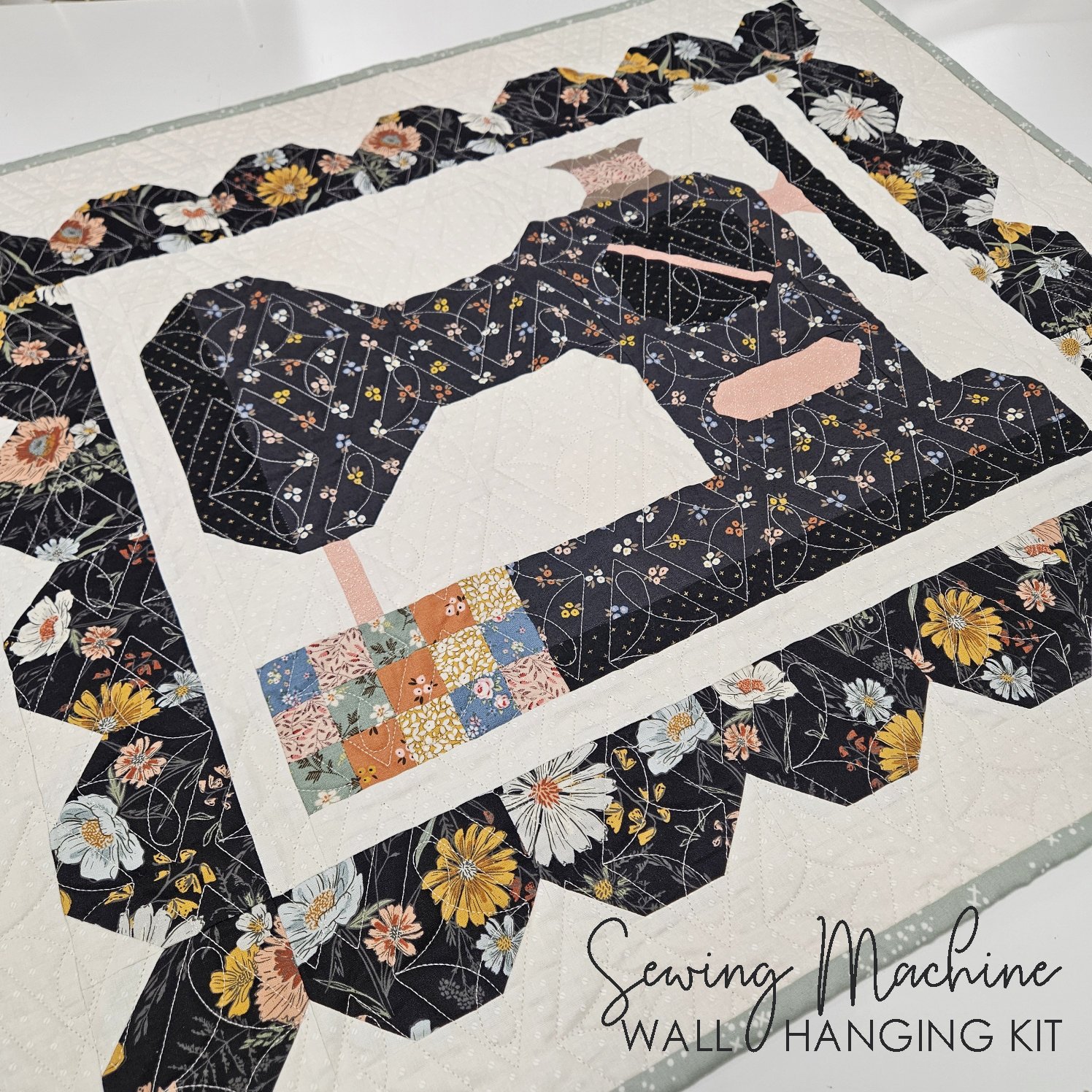 Lori Holt's Quilt Seed Sewing Machine Linsee Edition Wall Hanging Kit