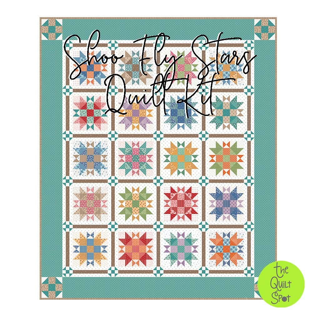 Lori Holt's Shoo Fly Quilt Kit featuring Prairie Meadow Fabric