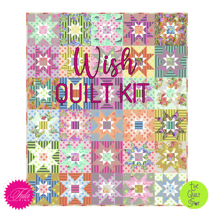 Wish Quilt Kit featuring Everglow by Tula Pink