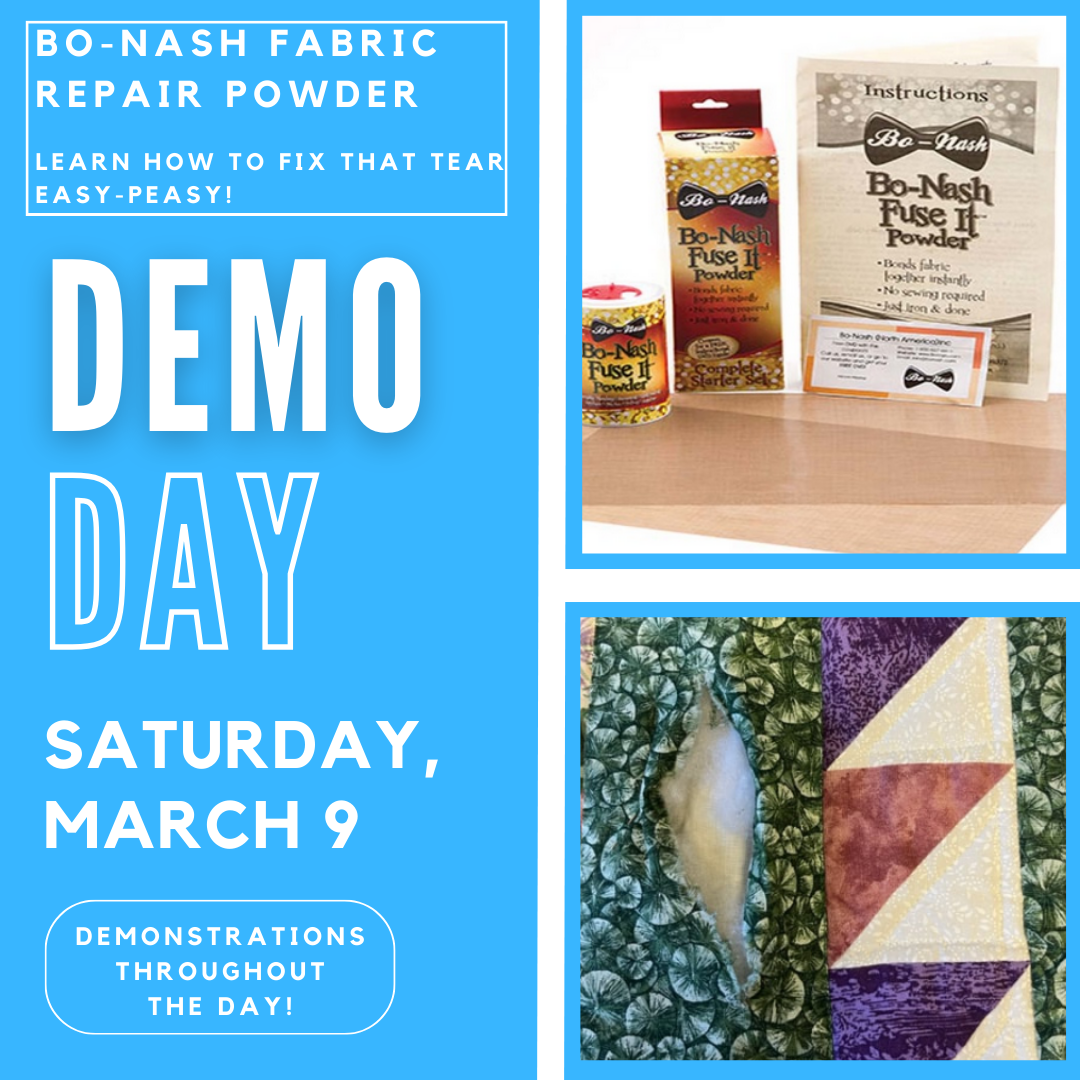 Demo Day BoNash, Fabric Repair Powder